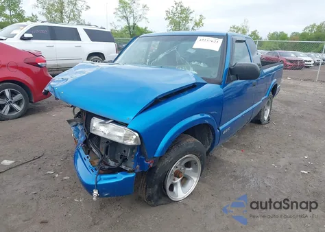 2000 Chevrolet S-10 Ls from USA, damaged, VIN 1GCCS19W6YK228427